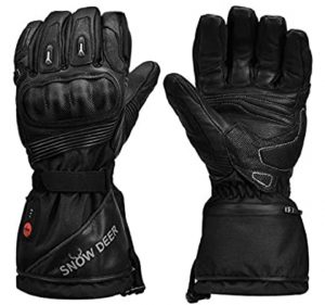 SNOW DEER Heated Motorcycle Gloves