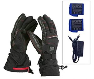 Heated Gloves for Men Women Li-ion Battery Warm Gloves for Cycling Motorcycle Hiking Skiing Mountaineering